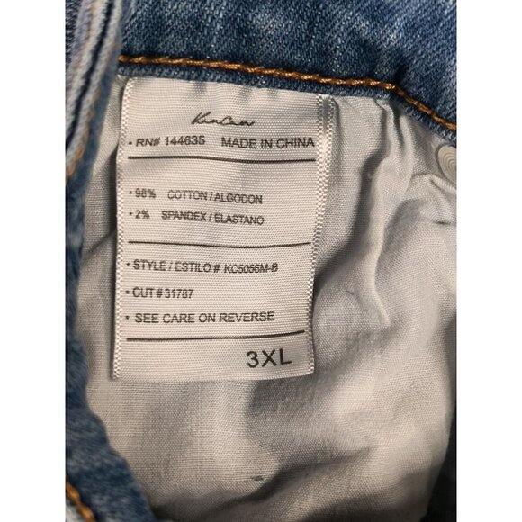 Kancan Jeans Womens 3XL Mid Rise Ankle Distressed Frayed Hem Skinny Stretch - Picture 11 of 12